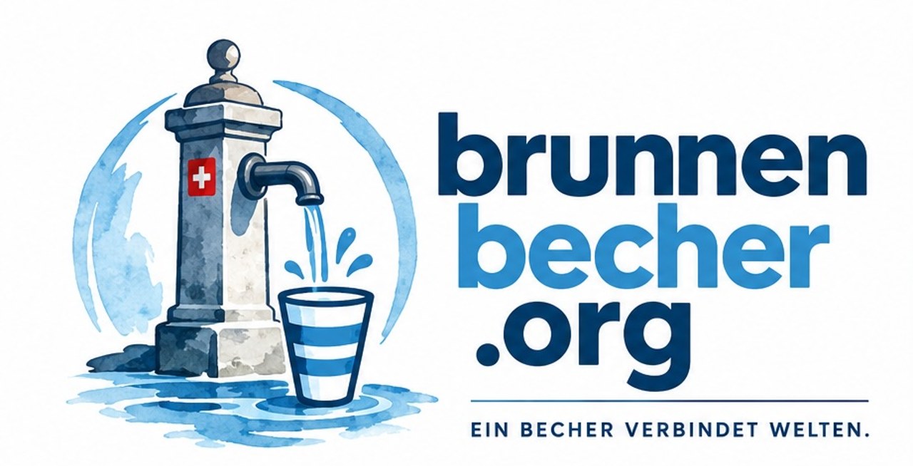 Logo Brunnenbecher.org – Ein Becher verbindet Welten